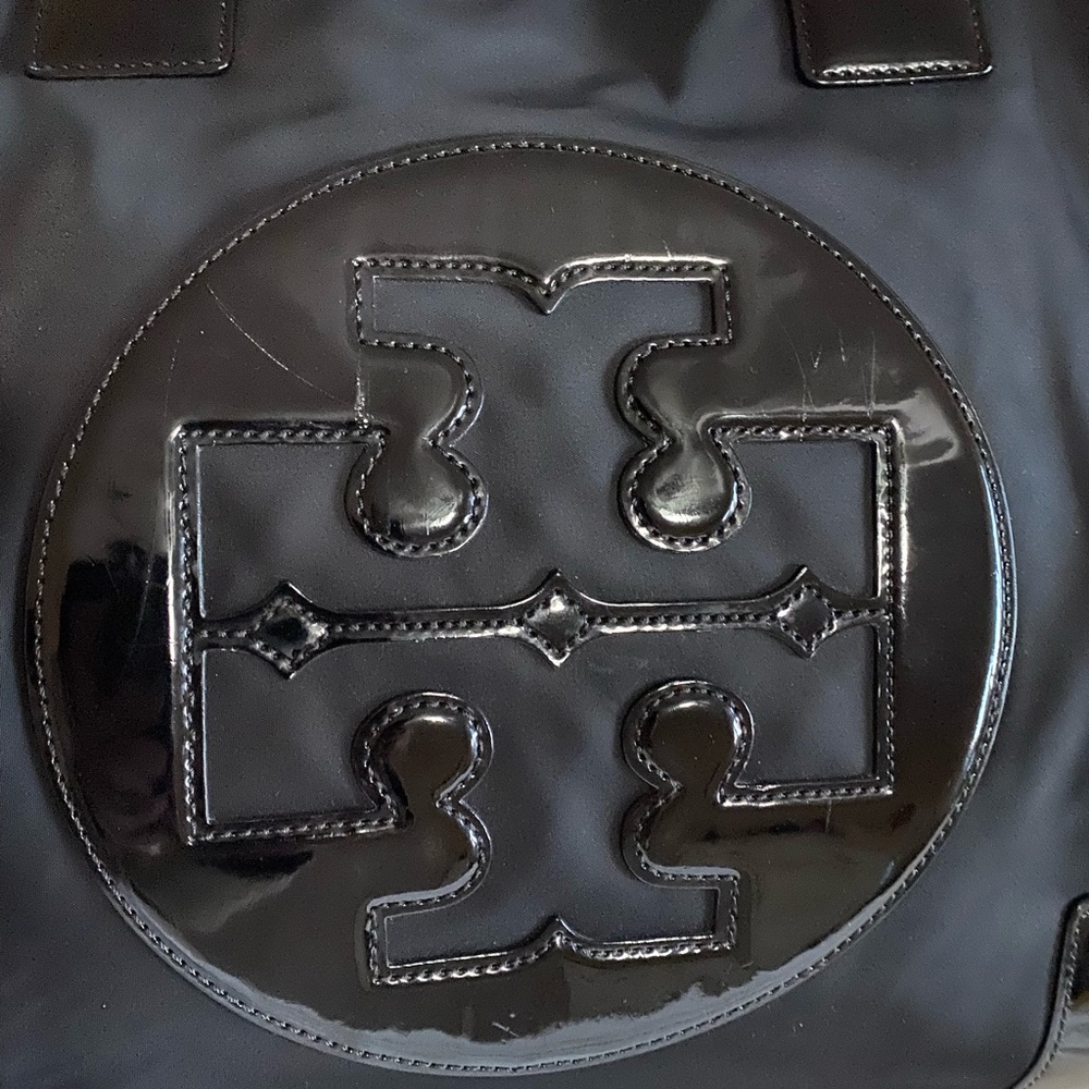 Tory Burch Glossy Black Tote